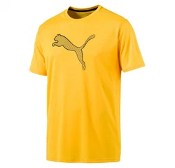 PUMA T-Shirt Cat Logo Gelb