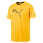 PUMA T-Shirt Cat Logo Gelb