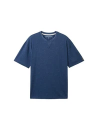 Unterhemd T-Shirt in Melange-Optik