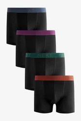 Next Signature Unterhose (4-St) Schwarz/Lila/Mischfarben/Dunkelgrün