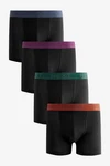 Next Signature Unterhose (4-St) Schwarz/Lila/Mischfarben/Dunkelgrün