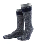 Wilox Basicsocken Rautenstruktur Dunkelblau/Grau/Blau/Lila