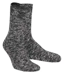Wilox Langsocken Herren BOOT-Socke Schwarz/Dunkelgrau