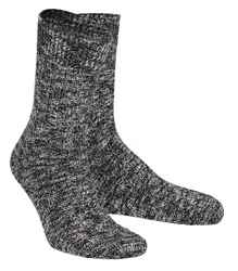 Wilox Langsocken Herren BOOT-Socke Schwarz/Dunkelgrau