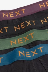 Next Boxershorts Signature Supima Schwarz/Grau/Dunkelblau/Mischfarben/Mintgrün