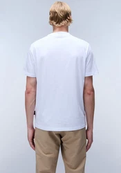 Napapijri T-Shirt DOREES Creme/Weiß/Dunkelblau/Rot