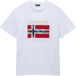 Napapijri T-Shirt DOREES Creme/Weiß/Dunkelblau/Rot