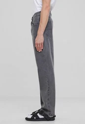URBAN CLASSICS Herren Heavy Ounce Straight Fit Jeans Dunkelgrau/Hellgrau/Grau/Khaki