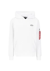 Alpha Industries Hoodie Signature BP Weiß