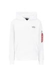 Alpha Industries Hoodie Signature BP Weiß