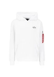 Alpha Industries Hoodie Signature BP Weiß