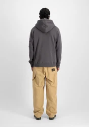 Alpha Industries Hoodie Metal Plate Hoodie Hellgrau/Dunkelgrau/Grau
