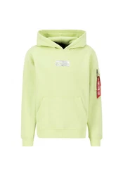 Alpha Industries Hoodie Metal Plate Hoodie Hellgrün/Grün/Neonfarben