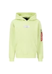 Alpha Industries Hoodie Metal Plate Hoodie Hellgrün/Grün/Neonfarben