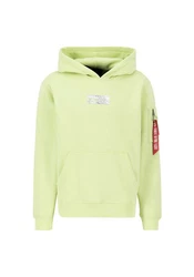 Alpha Industries Hoodie Metal Plate Hoodie Hellgrün/Grün/Neonfarben
