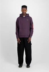 Alpha Industries Hoodie 3D Small Logo Hoodie Lila/Rosa/Dunkelblau