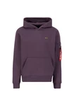 Alpha Industries Hoodie 3D Small Logo Hoodie Lila/Rosa/Dunkelblau
