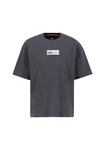 Alpha Industries T-Shirt Metal Plate T Dunkelgrau/Grau/Hellgrau/Dunkelblau
