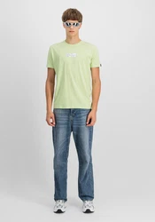 Alpha Industries T-Shirt Metal Plate T Neonfarben/Hellgrün/Grün/Gelb