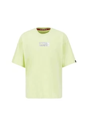 Alpha Industries T-Shirt Metal Plate T Neonfarben/Hellgrün/Grün/Gelb