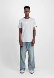 Alpha Industries T-Shirt Metal Plate T Weiß/Grau/Hellgrau