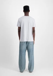 Alpha Industries T-Shirt Metal Plate T Weiß/Grau/Hellgrau
