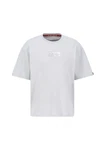 Alpha Industries T-Shirt Metal Plate T Weiß/Grau/Hellgrau