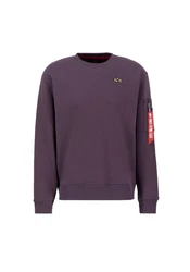 Alpha Industries Sweater 3D Small Logo Dunkelblau/Lila/Rosa