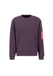 Alpha Industries Sweater 3D Small Logo Dunkelblau/Lila/Rosa