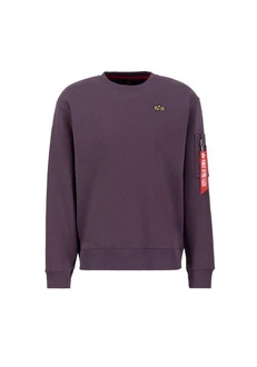 Alpha Industries Sweater 3D Small Logo Dunkelblau/Lila/Rosa