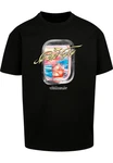 Upscale by Mister Tee T-Shirt Sip&Fly Heavy Oversize Tee Schwarz/Creme/Blau