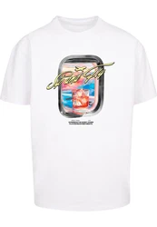 Upscale by Mister Tee T-Shirt Sip&Fly Heavy Oversize Tee Weiß