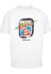 Upscale by Mister Tee T-Shirt Sip&Fly Heavy Oversize Tee Weiß