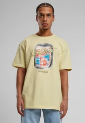 Upscale by Mister Tee T-Shirt Sip&Fly Heavy Oversize Tee Beige/Creme/Gelb/Khaki