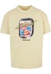 Upscale by Mister Tee T-Shirt Sip&Fly Heavy Oversize Tee Beige/Creme/Gelb/Khaki