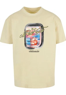 Upscale by Mister Tee T-Shirt Sip&Fly Heavy Oversize Tee Beige/Creme/Gelb/Khaki