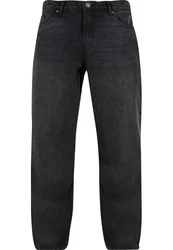 URBAN CLASSICS Herren Heavy Ounce Straight Fit Zipped Jeans Dunkelgrau/Dunkelblau/Schwarz