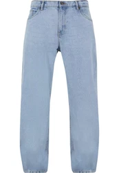 URBAN CLASSICS Herren Heavy Ounce Straight Fit Zipped Jeans Hellblau/Blau