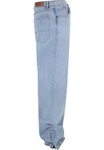 URBAN CLASSICS Herren Heavy Ounce Straight Fit Zipped Jeans Hellblau/Blau
