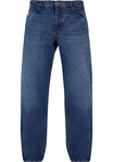 URBAN CLASSICS Herren Heavy Ounce Straight Fit Zipped Jeans Blau/Dunkelblau/Hellblau