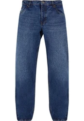 URBAN CLASSICS Herren Heavy Ounce Straight Fit Zipped Jeans Blau/Dunkelblau/Hellblau