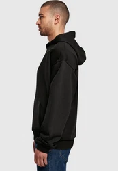 Merchcode Kapuzensweatshirt NITM-Whirled Back x Ultra Heavy Hoody (1-tlg) Schwarz/Rot/Hellblau/Braun