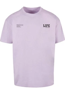 Merchcode T-Shirt Life Heavy Oversized Tee Lila Merchcode T-Shirt Life Heavy Oversized Tee Lila