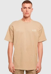 Merchcode T-Shirt Life Heavy Oversized Tee Khaki/Braun/Beige