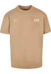 Merchcode T-Shirt Life Heavy Oversized Tee Khaki/Braun/Beige