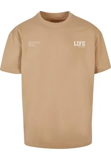 Merchcode T-Shirt Life Heavy Oversized Tee Khaki/Braun/Beige Merchcode T-Shirt Life Heavy Oversized Tee Khaki/Braun/Beige