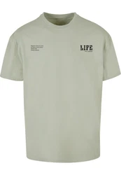 Merchcode T-Shirt Life Heavy Oversized Tee Khaki/Dunkelgrün