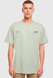 Merchcode T-Shirt Life Heavy Oversized Tee Khaki/Dunkelgrün