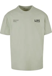 Merchcode T-Shirt Life Heavy Oversized Tee Khaki/Dunkelgrün