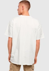 Merchcode T-Shirt Life Heavy Oversized Tee Weiß/Khaki/Grau